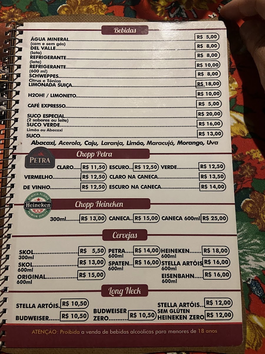 Menu La Bella Pizzaria, Chopperia E Restaurante-1