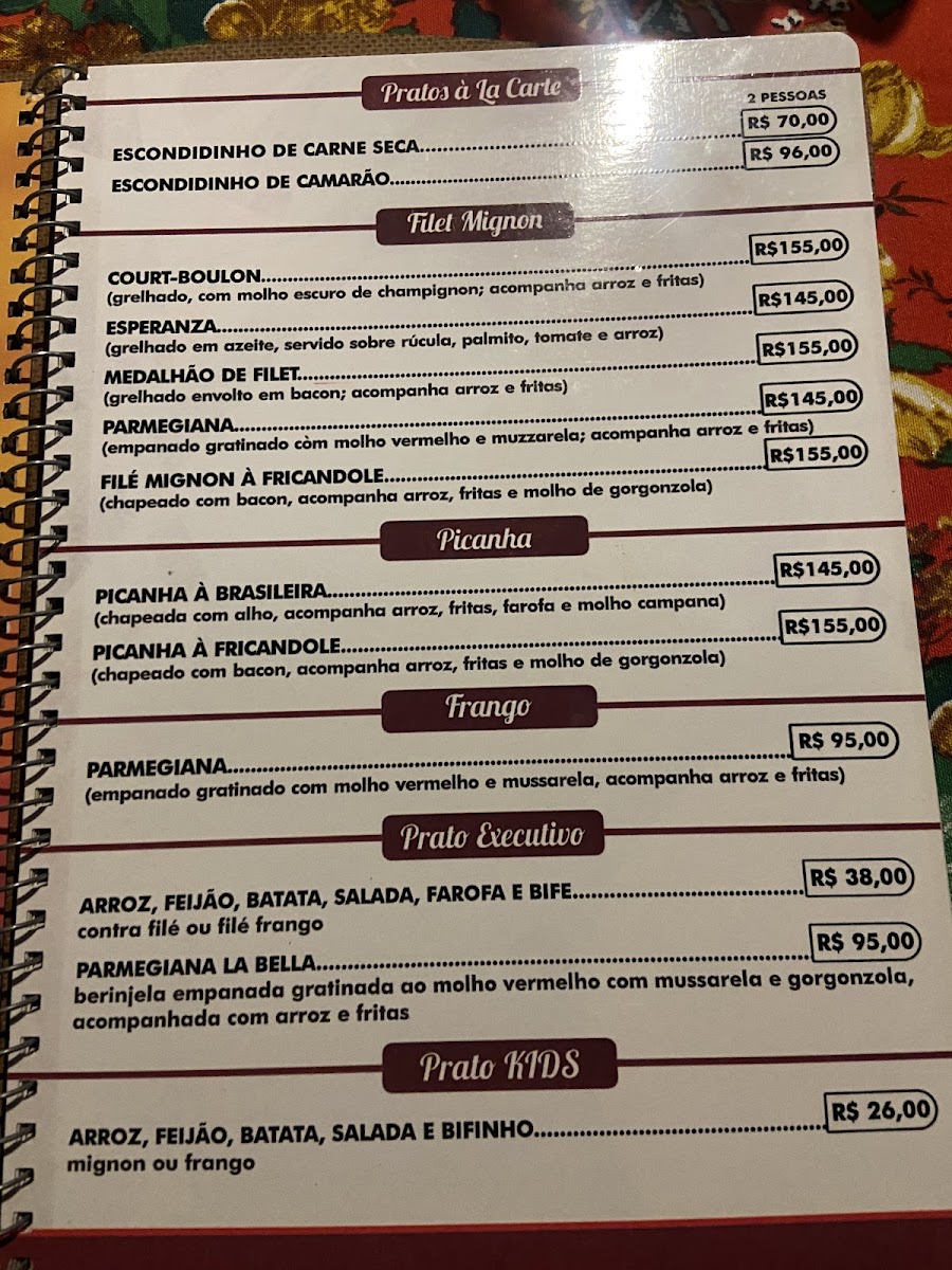 Menu La Bella Pizzaria, Chopperia E Restaurante-7